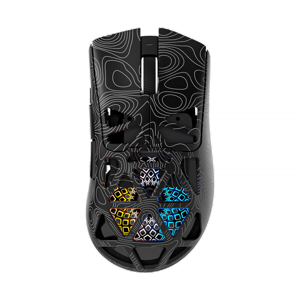 FURYCUBE G11 Tri-Mode Gaming Mouse with 2.4G, Bluetooth, and Wired Connectivity, Rechargeable RGB Lighting, Optical Sensor for Gaming and Office Use