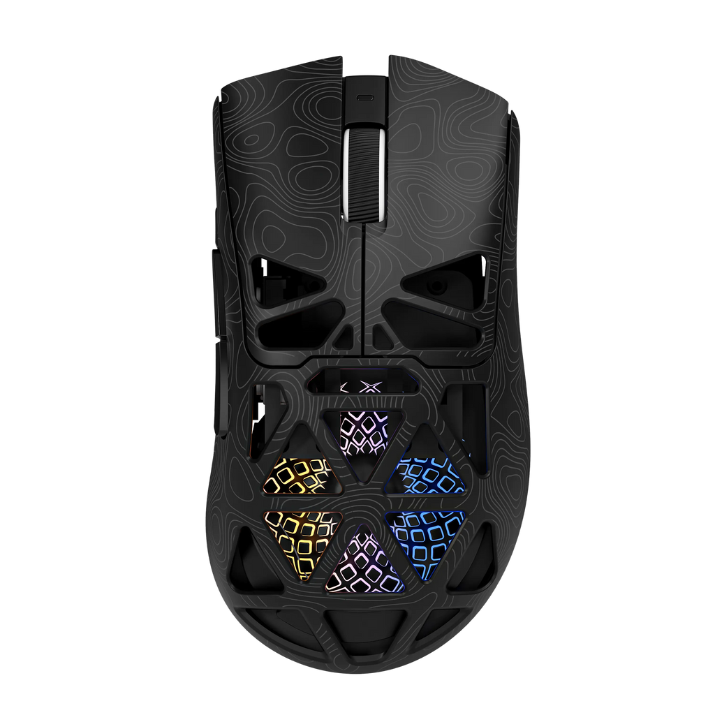 FURYCUBE G11 Tri-Mode Gaming Mouse with 2.4G, Bluetooth, and Wired Connectivity, Rechargeable RGB Lighting, Optical Sensor for Gaming and Office Use