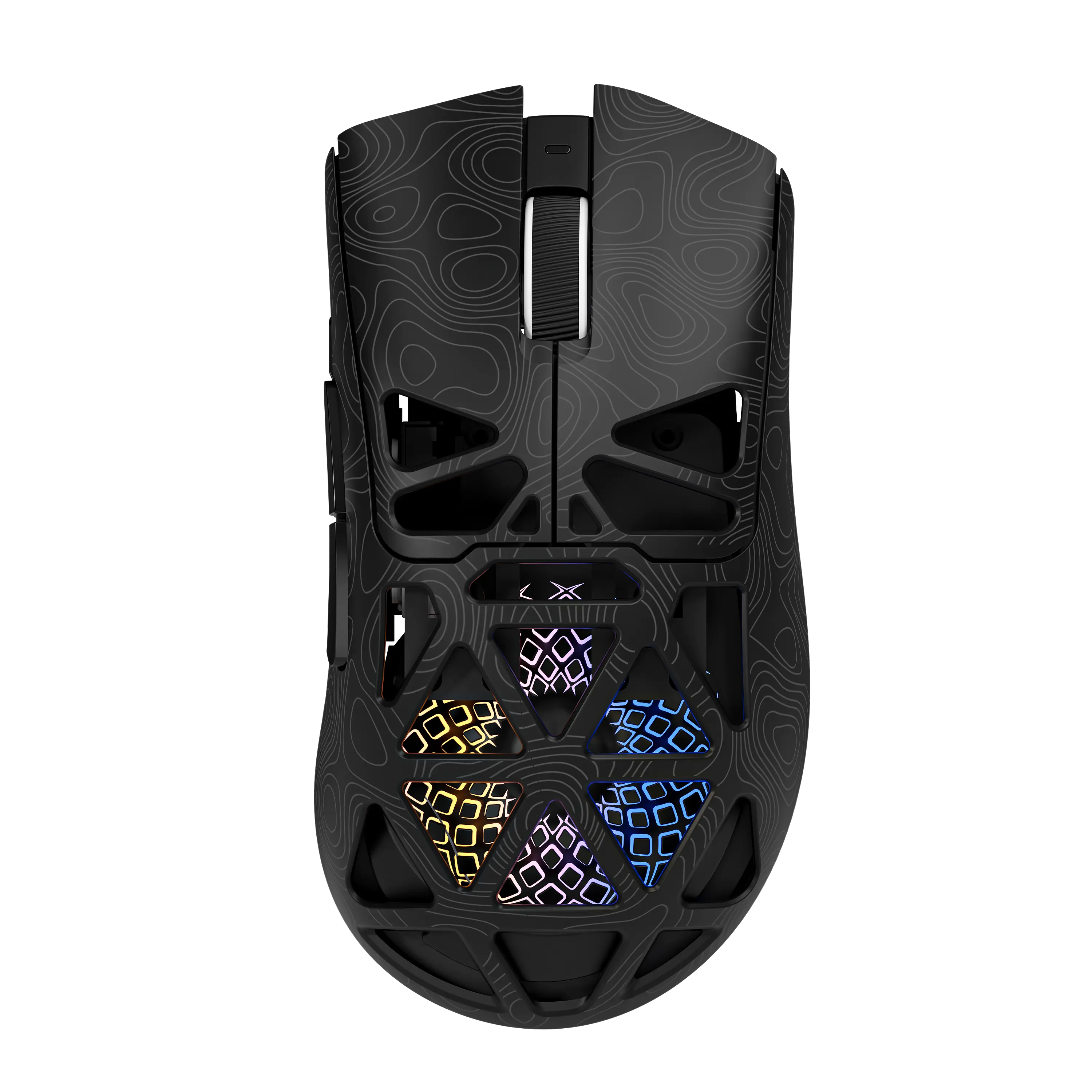 FURYCUBE G11 Tri-Mode Gaming Mouse with 2.4G, Bluetooth, and Wired Connectivity, Rechargeable RGB Lighting, Optical Sensor for Gaming and Office Use
