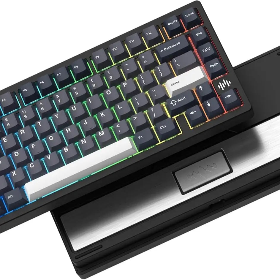 Womier RD75 Pro 75% Wireless Mechanical Gaming Keyboard with Quick Release Aluminum Design and QMK/VIA Tri-Mode Functionality