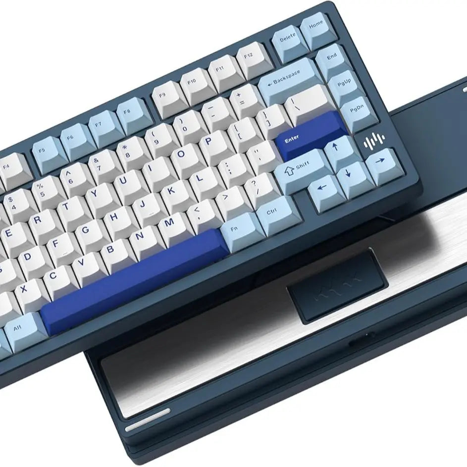 Womier RD75 Pro 75% Wireless Mechanical Gaming Keyboard with Quick Release Aluminum Design and QMK/VIA Tri-Mode Functionality