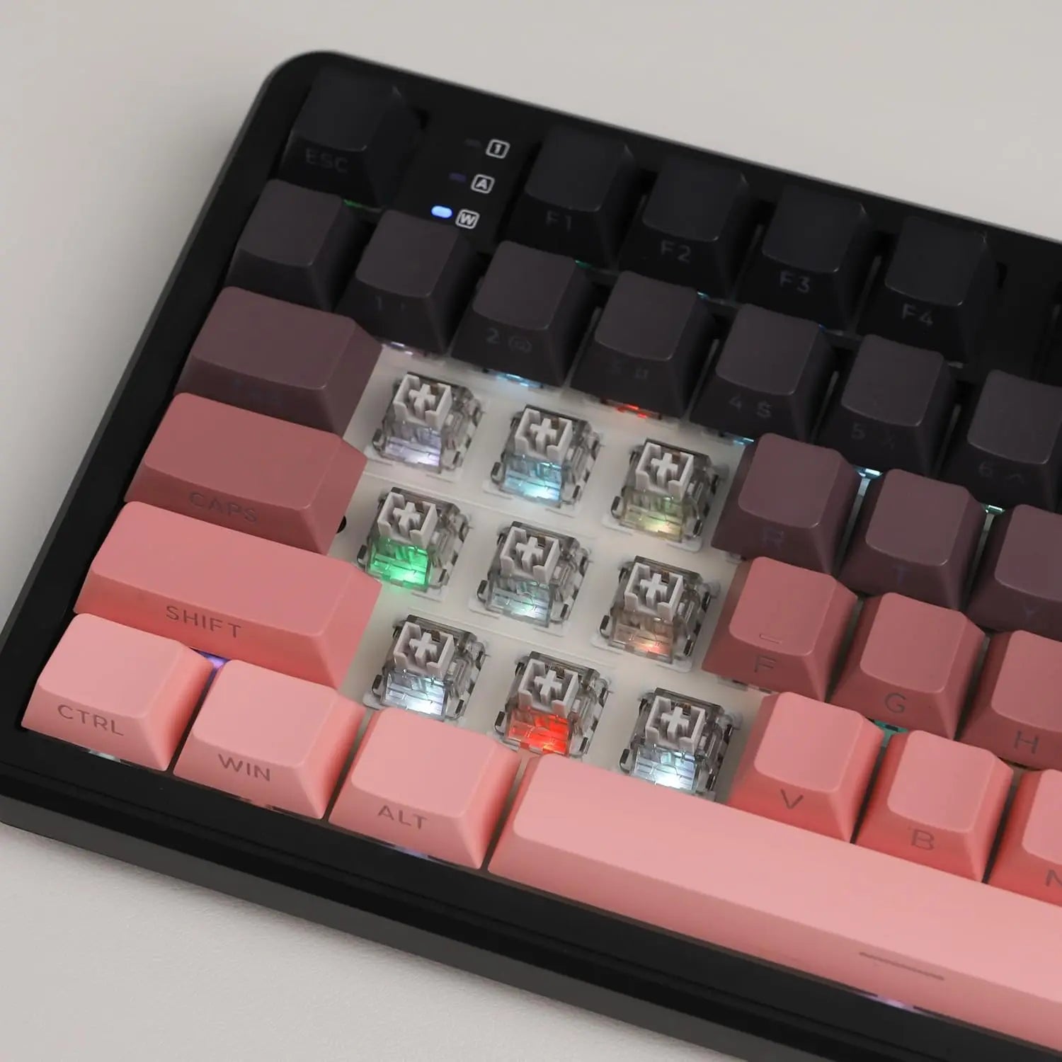 Aula F108 Pro Tri-Mode Wireless Mechanical Gaming Keyboard with Hot-Swappable Keys, RGB Backlighting, Smart Screen and Knob, Full Size with Numeric Keypad, USB-C, Bluetooth, and 2.4GHz Connectivity for E-Sports and Office Applications