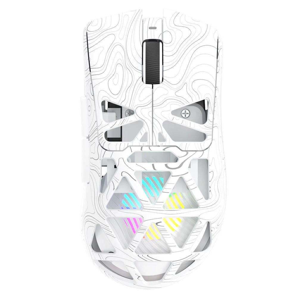 Aula SC620 Lightweight Tri-Mode Gaming Mouse with PAW3311 Optical Sensor, Adjustable DPI 800–12000, Hollow RGB Rechargeable Design, Programmable Macros for Gaming and Office Use